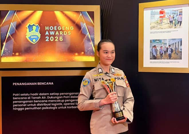 Brigadir Renita Rismayanti Raih Hoegeng Awards 2026 Kategori Polisi Inovatif Berkat Inovasi Digitalisasi Data Kriminal Misi PBB