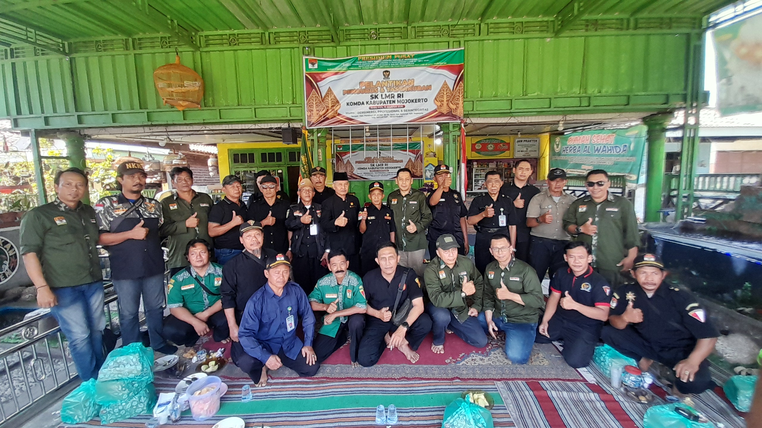 Komando Daerah (Komda) Kabupaten Mojokerto resmi menggelar acara Pelantikan Pengurus sekaligus Tasyakuran SK LMR RI pada Rabu Pon, 19 Agustus 2026.
