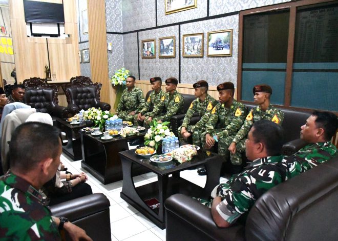Kodim 0815/Mojokerto Sambut Taruna Akmil, Awali Bakti Pengabdian di Sekolah Rakyat