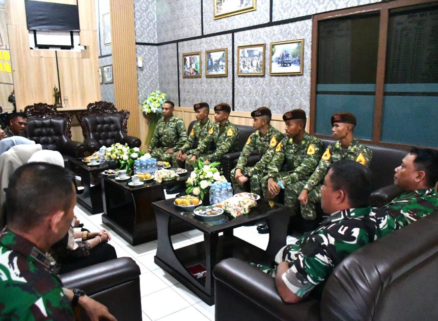 Kodim 0815/Mojokerto Sambut Taruna Akmil, Awali Bakti Pengabdian di Sekolah Rakyat