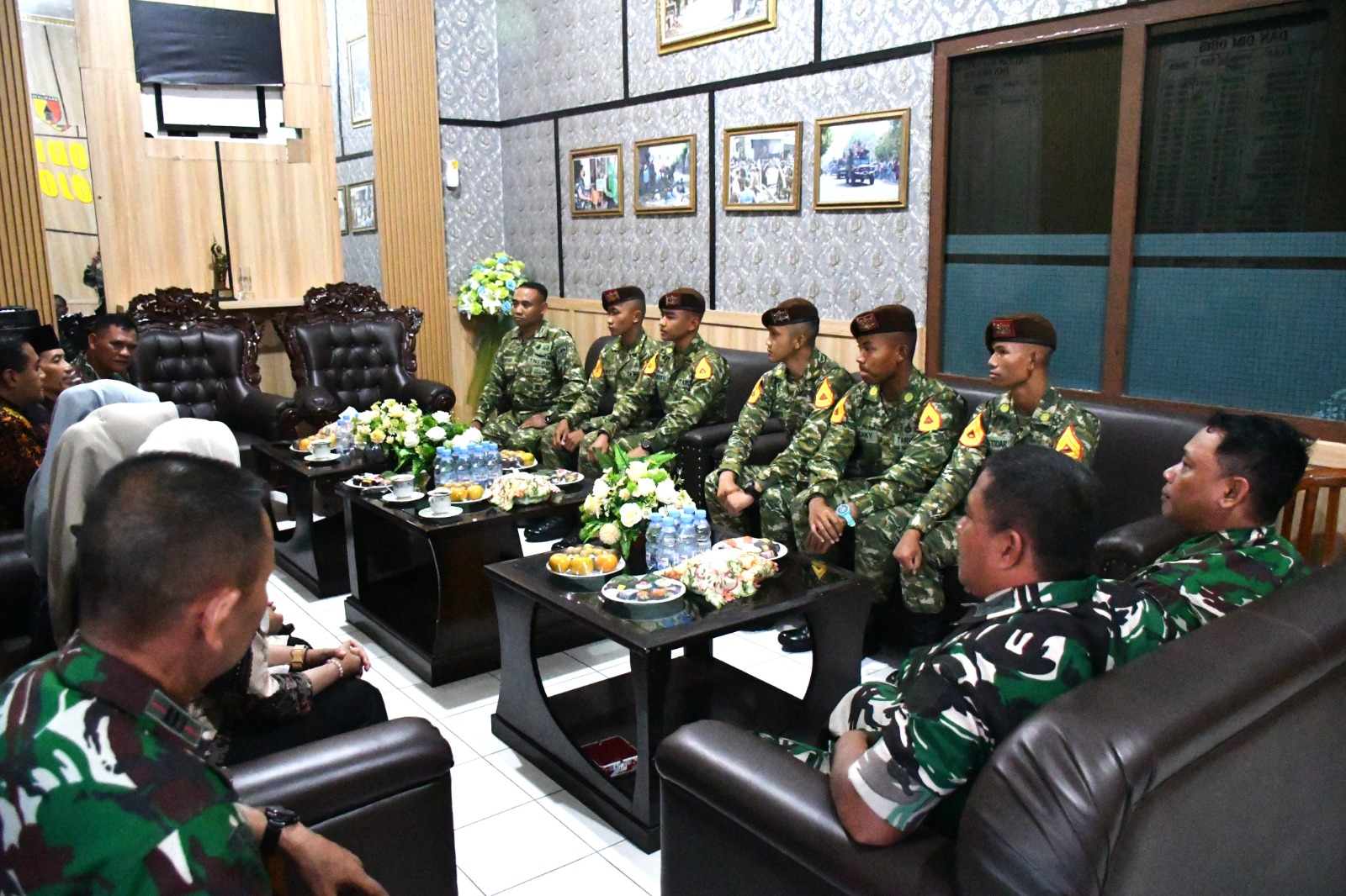 Kodim 0815/Mojokerto Sambut Taruna Akmil, Awali Bakti Pengabdian di Sekolah Rakyat
