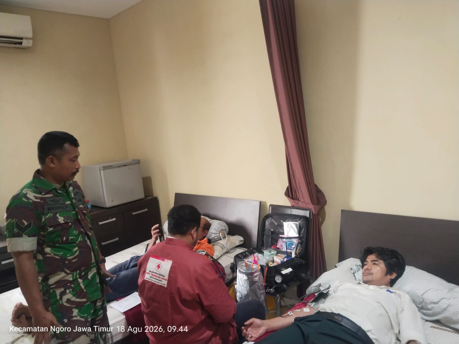 Semangat Kemerdekaan, PT PIM dan Kodim 0815/Mojokerto Gelar Donor Darah