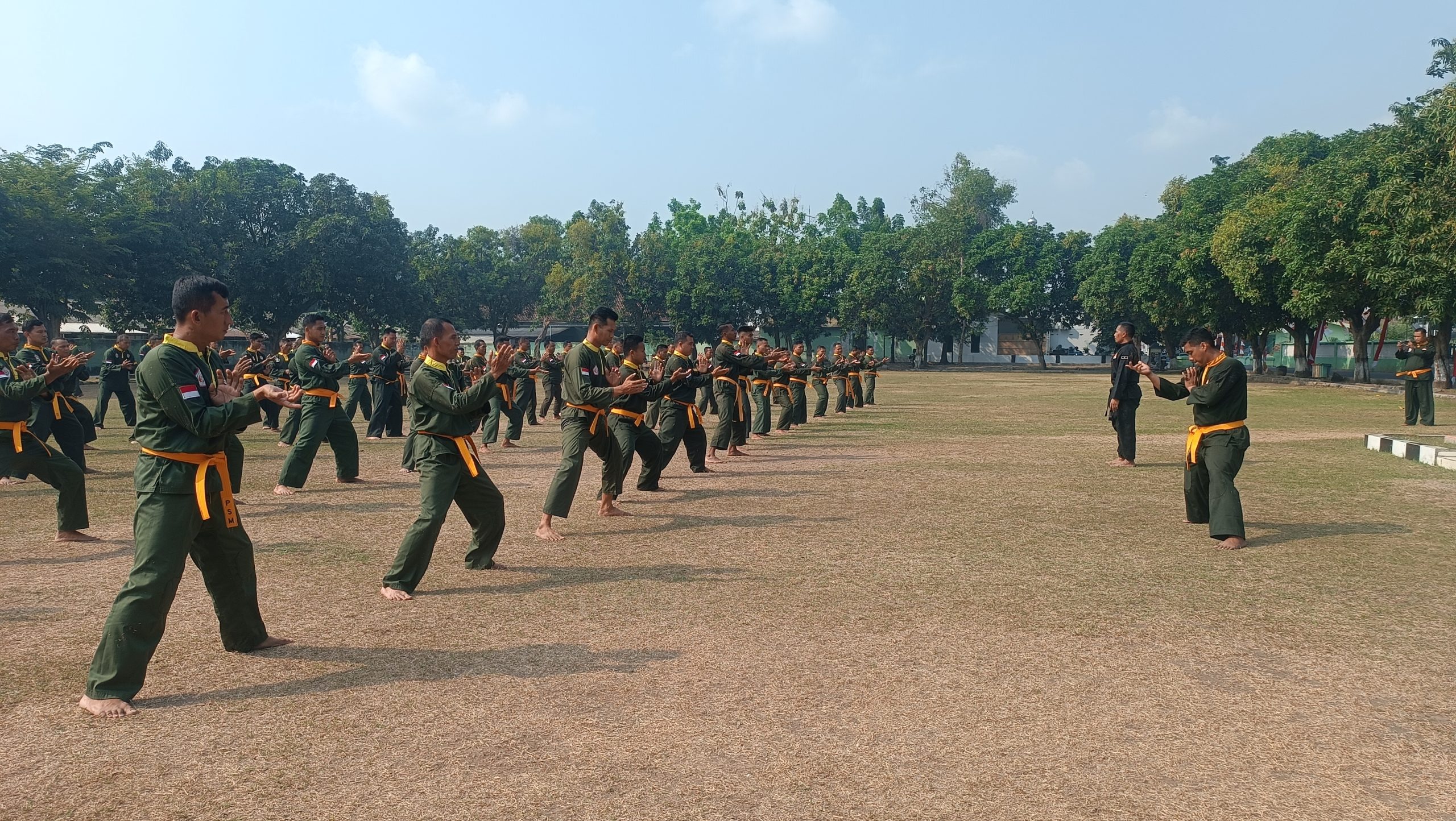 Jaga Fisik, Pertajam Naluri Tempur, Prajurit Kodim 0815/Mojokerto Latihan PSM