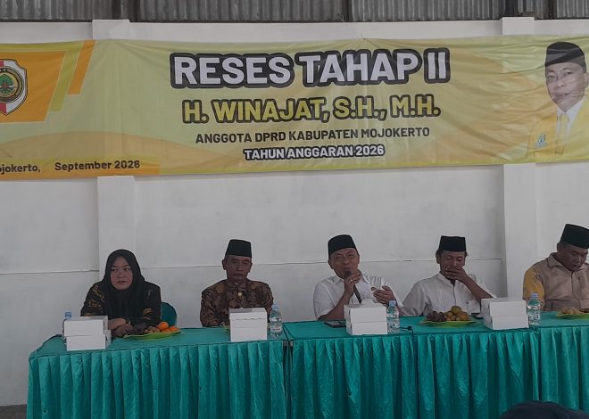 Serap Aspirasi Warga, H. Winajat S.H., M.H. Gelar Reses Tahap II TA 2026 di Mojokerto
