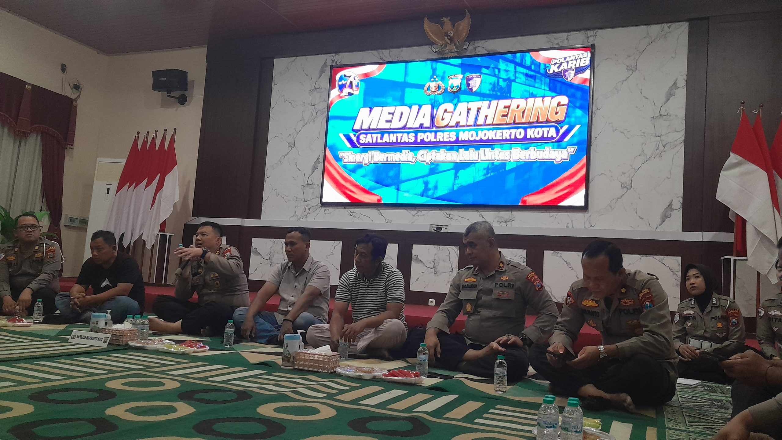 Kapolres Mojokerto Kota Buka Jalur Komunikasi dengan Media, Siapkan Inovasi Lomba Lalu Lintas
