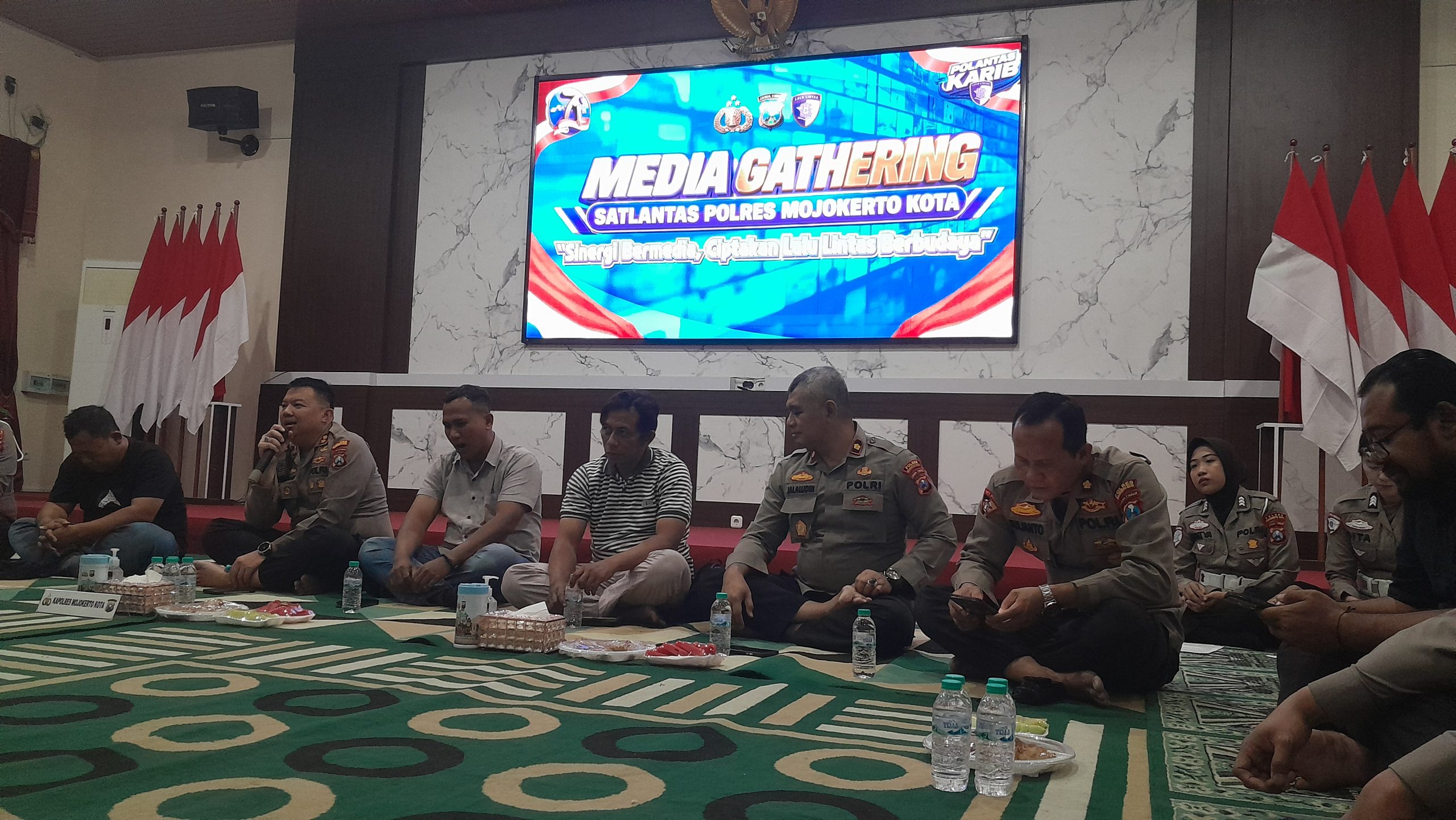 Kapolres Mojokerto Kota Buka Jalur Komunikasi dengan Media, Siapkan Inovasi Lomba Lalu Lintas