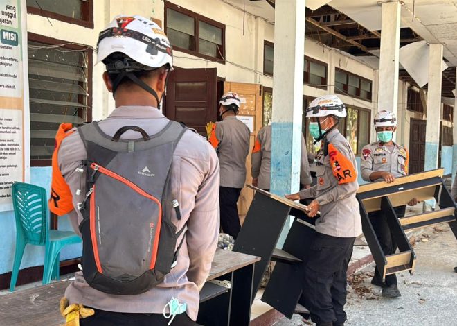 Brimob Hadir di Tengah Pemulihan, Bantu Fasilitas Ibadah dan Pendidikan Pascagempa
