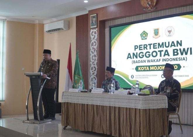Wawali Mojokerto Dorong BWI Sertifikasi dan Pemetaan Aset Wakaf