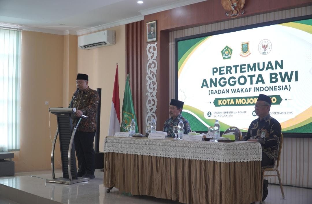 Wawali Mojokerto Dorong BWI Sertifikasi dan Pemetaan Aset Wakaf