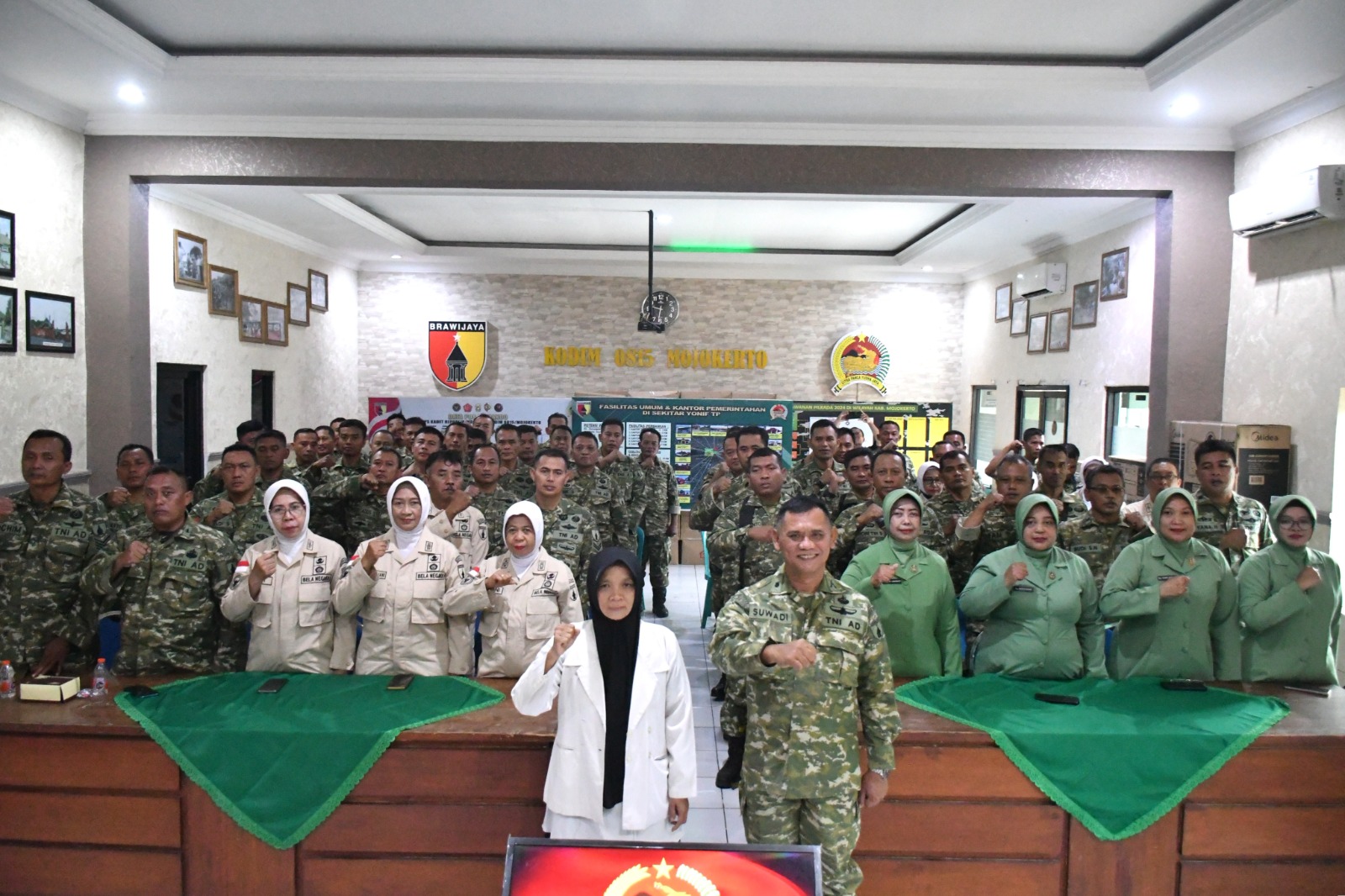 Kodim 0815/Mojokerto Perkuat Benteng Personel dan Keluarga Lewat P4GN