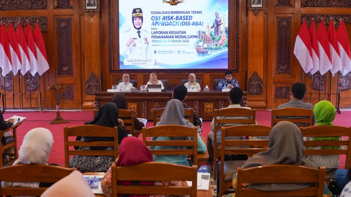 Bimtek OSS RBA, Wali Kota Mojokerto Tekankan Kemudahan Perizinan dan Kewajiban Pelaku Usaha