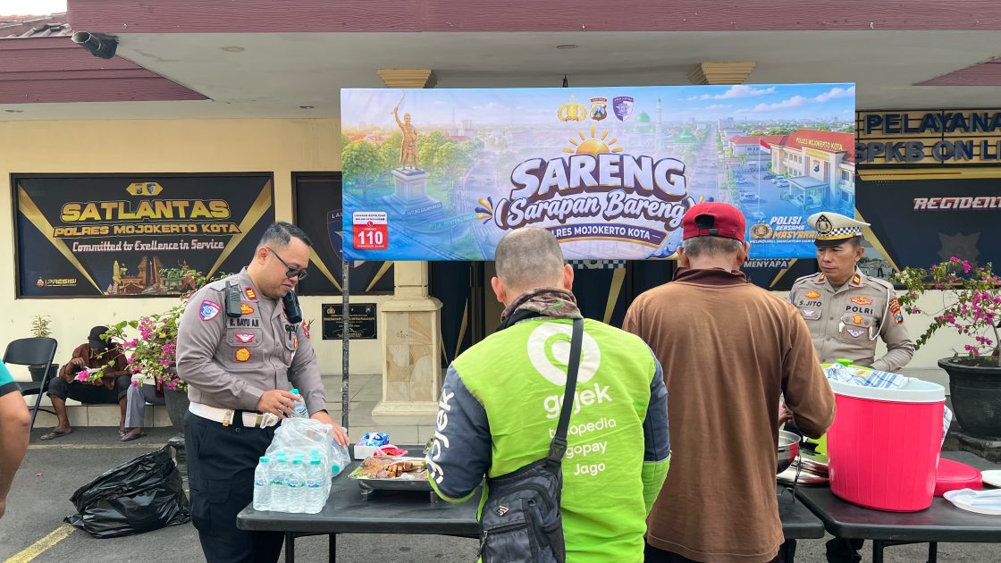 “Sareng” Sat Lantas Polres Mojokerto Kota: Pererat Silaturahmi Polisi Dan Masyarakat