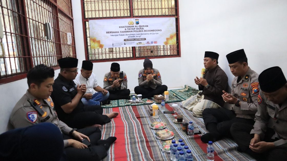 Polres Bojonegoro Gelar Khataman Al-Qur’an, Rajut Tobat di Balik Jeruji