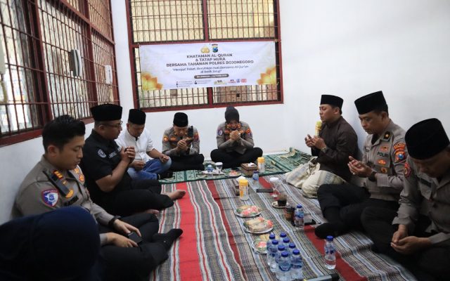 Polres Bojonegoro Gelar Khataman Al-Qur’an, Rajut Tobat di Balik Jeruji