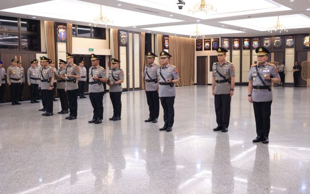 Kapolri Pimpin Sertijab di Mabes Polri