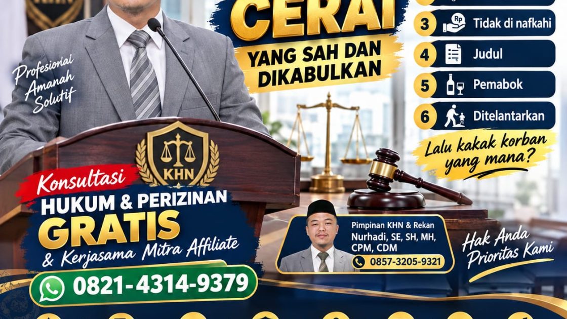 6 ALASAN CERAI YANG SAH MENURUT HUKUM: KDRT, SELINGKUH, TIDAK DINAFAKAHI, DAN DITELANTARKAN. LALU, KAKAK KORBAN YANG MANA?