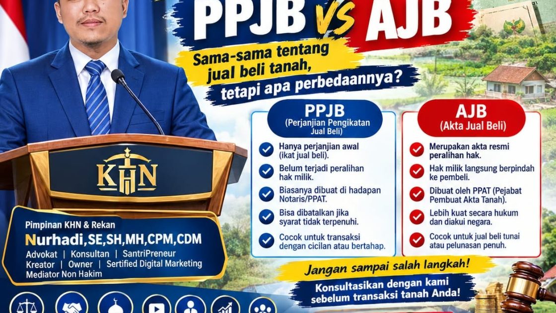 PPJB vs AJB: Sama-Sama tentang Jual Beli Tanah, tetapi Apa Perbedaannya? Jangan Sampai Salah Langkah!