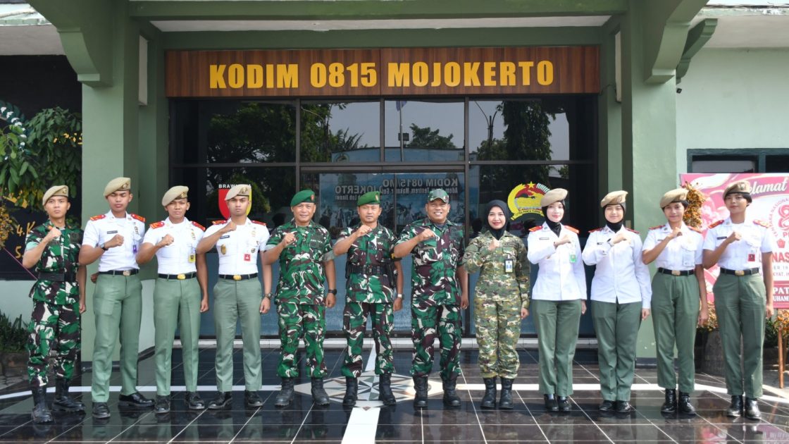 Kadet Unhan RI Sambangi Makodim 0815/Mojokerto, Perluas Wawasan Tugas Teritorial TNI AD