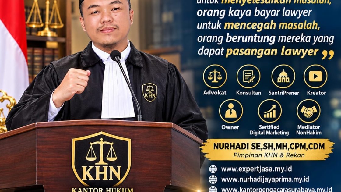 ⚖️ ORANG BIASA BAYAR LAWYER UNTUK MENYELESAIKAN MASALAH, ORANG KAYA BAYAR LAWYER UNTUK MENCEGAH MASALAH, ORANG BERUNTUNG PUNYA PASANGAN LAWYER!