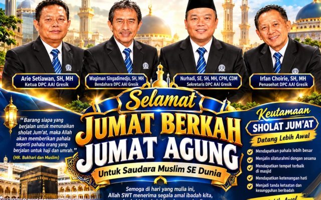JUMAT BERKAH, JUMAT AGUNG: MEMULIAKAN HARI JUMAT DENGAN IBADAH, SILATURAHMI, DAN KEPEDULIAN