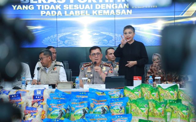 Bareskrim Polri Ungkap Dugaan Beras Fortifikasi Tak Sesuai Label, Sita 1.194 Kemasan Senilai Rp155 Juta