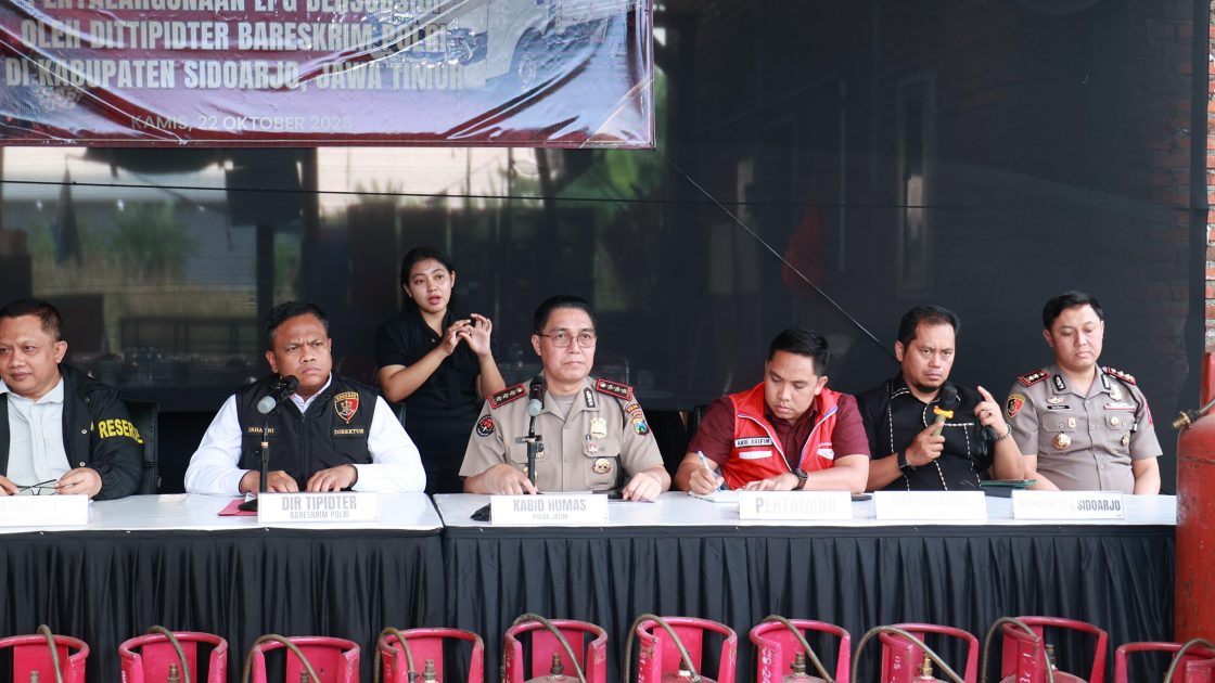 Bareskrim Ungkap Penyalahgunaan LPG Bersubsidi di Sidoarjo, Sita 1.820 Tabung dan Tetapkan Dua Tersangka